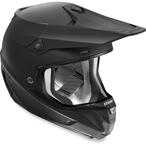 Thor 2018 Verge Full Face Helmet - Solid Matte Black