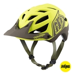 Troy Lee Designs 2017 MTB A1 MIPS Classic Helmet - Yellow/Black