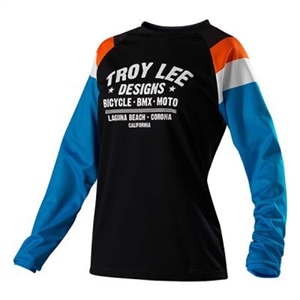 Troy Lee Designs 2017 Womens MTB Rev Jersey - Black