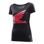 Troy Lee Designs 2017 Womens Honda Wing Shirt - Black