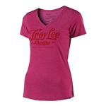 Troy Lee Designs 2018 Womens Spiked V-Neck - Raspberry