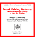 Massachusetts Drunk Driving Defense (2-CD Audiotape)