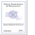 Official Notary Journal for Massachusetts