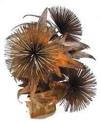 C. Curtis Jere 1960's Spore Urchin table sculpture