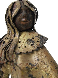 Jere Girl Vintage metal sculpture