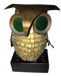 Curtis Jere - Signed & Dated 1968 - Big Hoot - Largest Iconic Owl!
