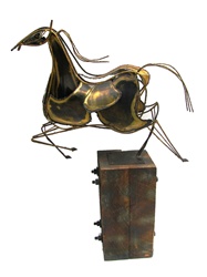 Jere Horse Vintage metal sculpture