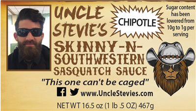 Uncle Stevie's Skinny-N-Southwestern Sasquatch Sauce