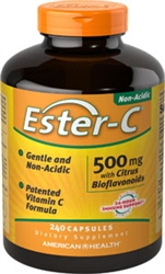 American Health Ester-C with Citrus Bioflavonoids, 500 mg (240 Caps)