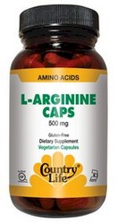 L-ARGININE 500 MG W/B-6 (100 vegicaps)