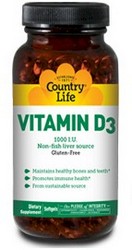 VITAMIN D3 1000 IU (200 softgels)