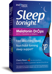 Sleep Tonight Melatonin Drops, Cherry Flavor, 2oz