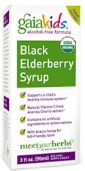 GaiaKids Black Elderberry Syrup 3 oz