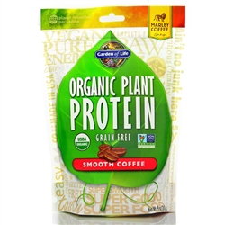 Garden of Life Organic Plant Protein, Smooth Coffee (9 oz)