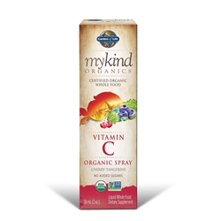 Garden of Life MyKind Organics Vitamin C Spray, Cherry-Tangerine Flavor (2 oz)