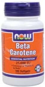 Beta Carotene 25,000 Softgels (100 ct)