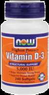 Vitamin D-3 5,000 IU Softgels (240 ct)