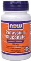Potassium Gluconate 99mg Tablets (100 ct)
