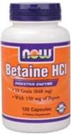 Betaine HCl 648 mg Capsules (120 ct)