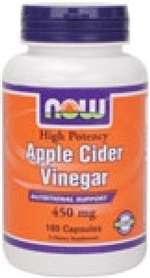 Apple Cider Vinegar 450 mg Capsules (180 ct)