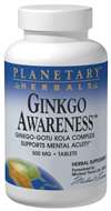 Ginkgo Awareness 500mg 60 Tablets