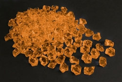 Acrylic Ice Crystals, Amber