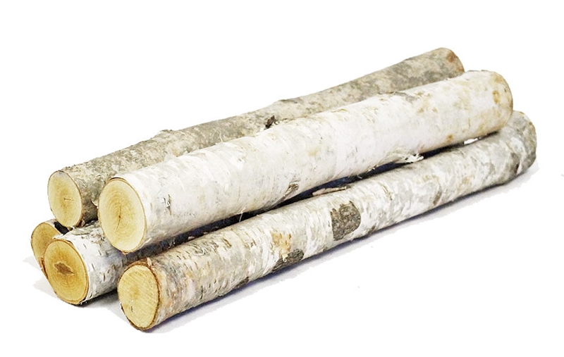 BYHER 15-Inch White Birch Logs for Decoration - Decorative Farmhouse Home  Wall Hanging Decor (15 Inch)