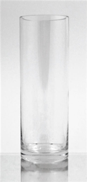 CLEARANCE - Glass Cylinder Vase, 8" x 3"