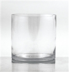 Glass Cylinder Vase, 5" x 5"