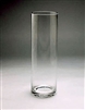 Glass Cylinder Vase, 16" x 5"