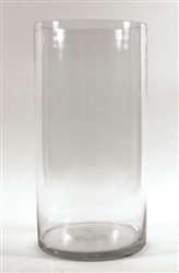 Glass Cylinder Vase, 16" x 8"