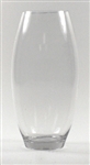 Glass Double Taper Vase, 14" x 4"