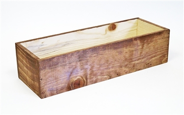 Rustic Brown Long Slim Design Container