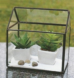 Geometric Glass Terrarium, A-Frame