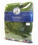 Sheet Moss, Green, 1 lb bag.