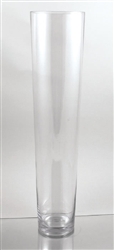 Tapered Cylinder Vase, 19" x 5"