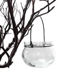 Globe Votive Candle Holders, Clear