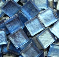 Crystal Metallic Tiles..Blue..3/8"