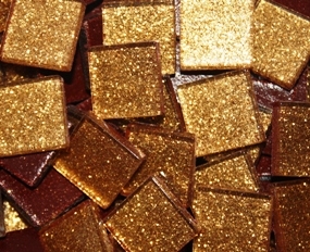 Glitter Tiles..3/4"..Bronze