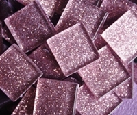 Glitter Tiles..3/4"..Pink-Mauve