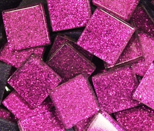 Glitter Tiles..3/4"..Purple