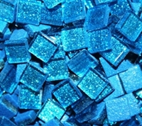 Glitter Tiles..3/8"..Turquoise