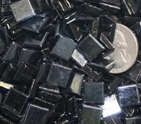 Metallic Mini Tiles..Black..3/8"