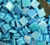 Metallic Mini Tiles..Turquoise..3/8"