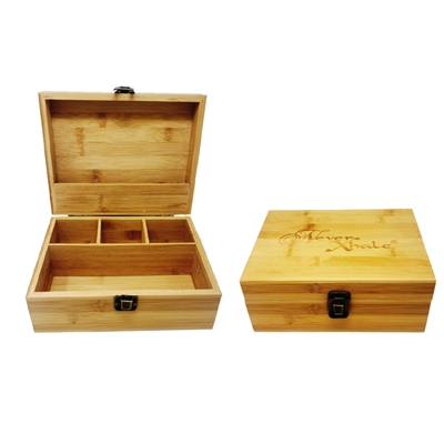 NeverXhale Bamboo Stash Storage Box  Large