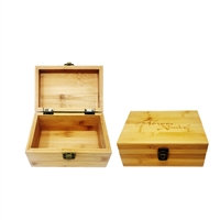 NeverXhale Bamboo Stash Storage Box  Small