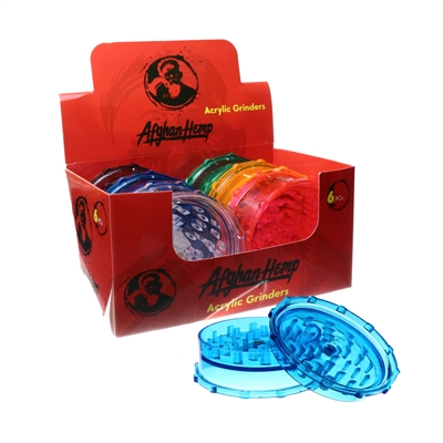 Plastic Magnetic Grinder 2 Piece Jumbo Size 3.75''