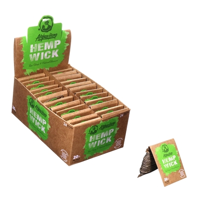 Afghan Hemp Hemp Wick 20 ft (24/Display)