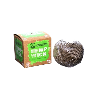 Afghan Hemp Hemp Wick 250 ft Ball