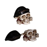 Cast Resin Pirate Skull Ashtray â€‹